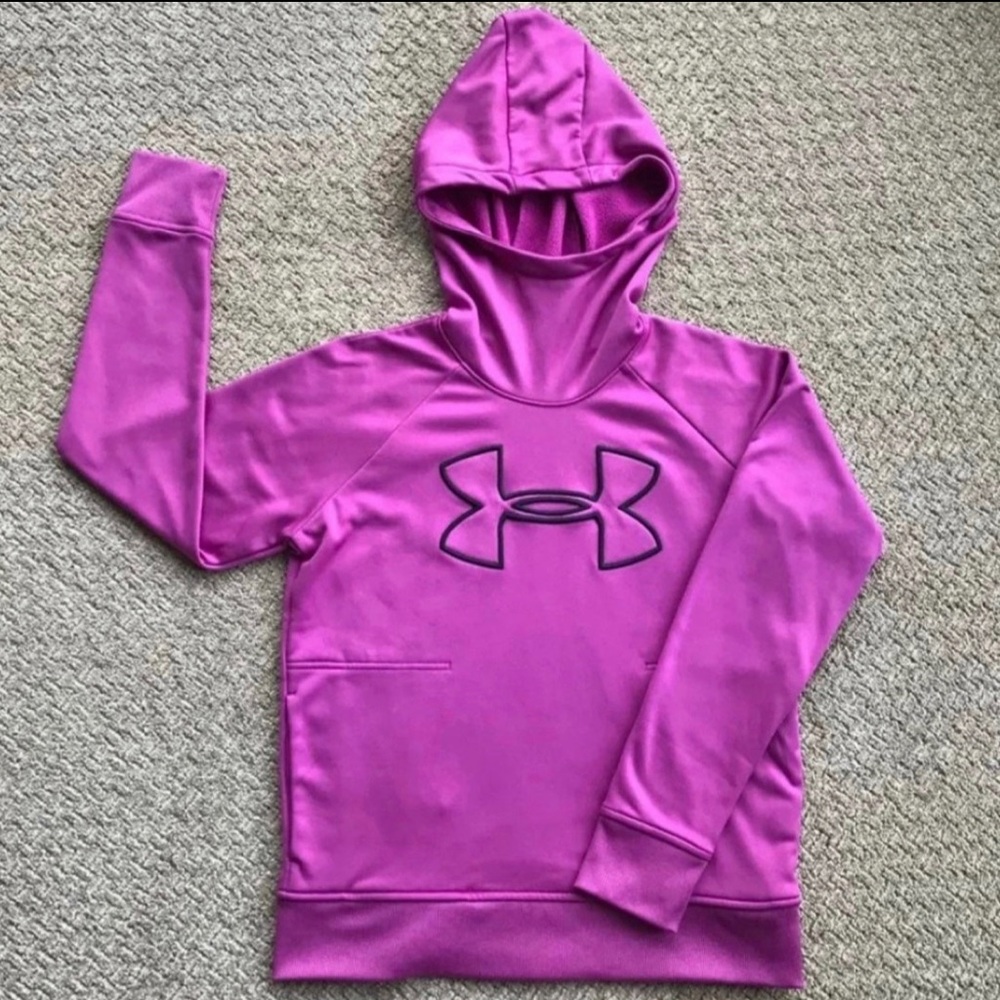 Bright Magenta Under Armour Sweatshirt Hoodie Medium